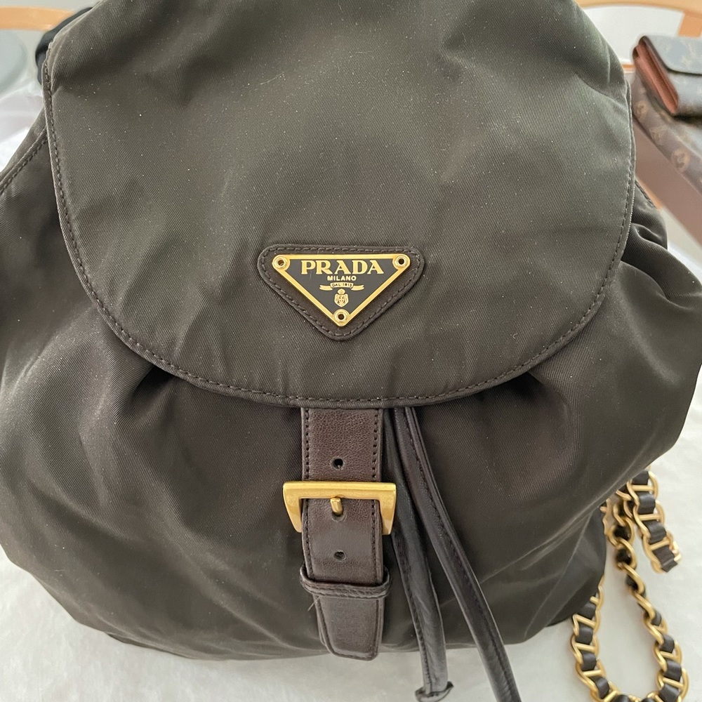 Prada Backpack Chocolate Brown